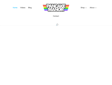 Tablet Screenshot of pancakemanor.com